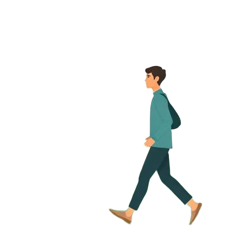 Illustration: 25-minute brisk walk after dinner